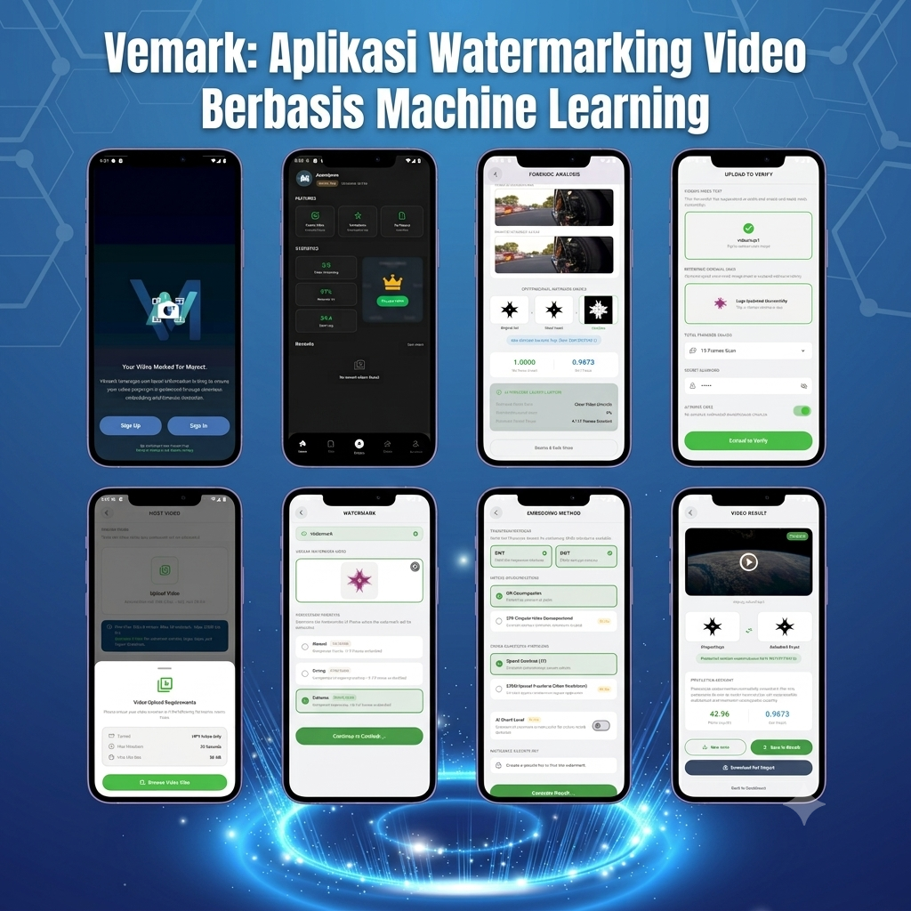 VeMark: Aplikasi watermarking video berbasis Machine Learning