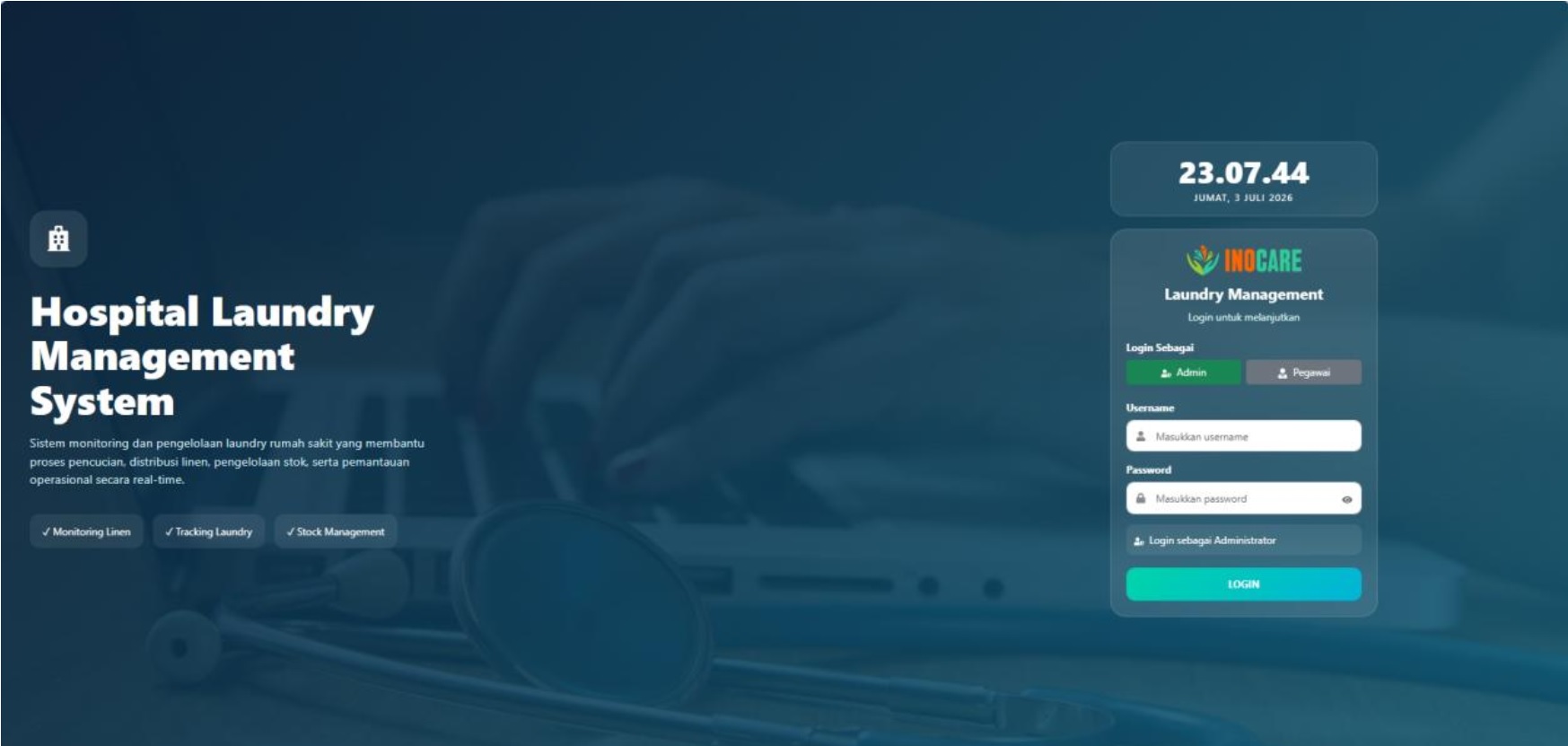 INOCARE: Hospital Laundry Management System