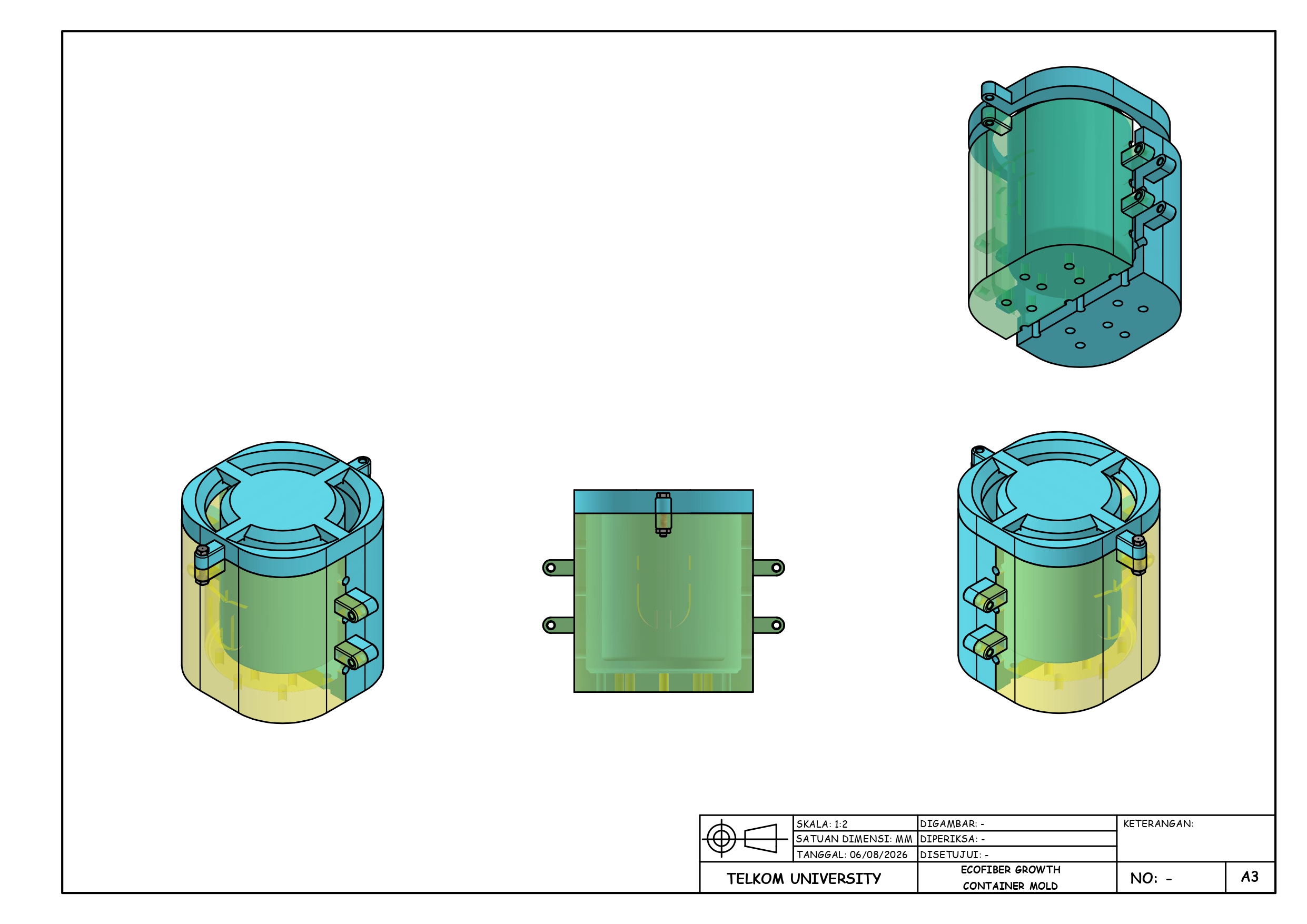 Ecofiber Growth Container Mold