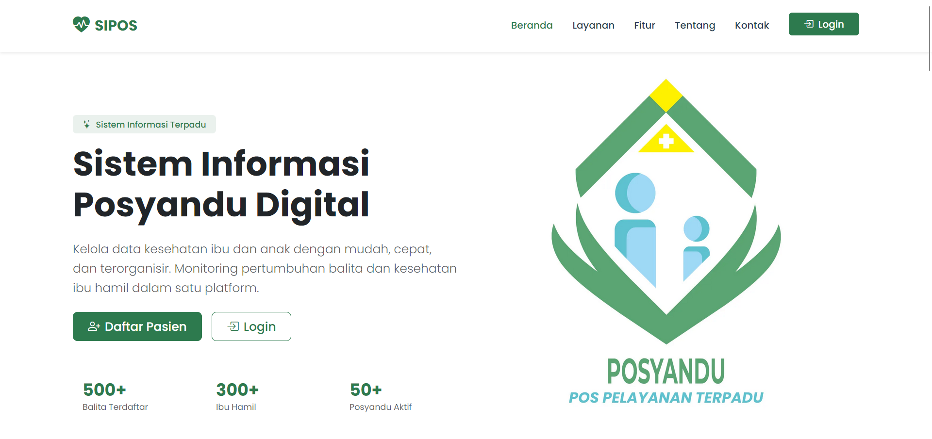 Sistem Informasi Posyandu Kader Surabaya Hebat Versi 2.0 (SIPosyandu v2.0)