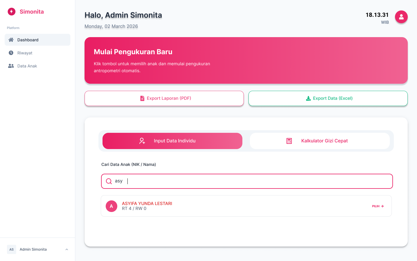 Website Simonita