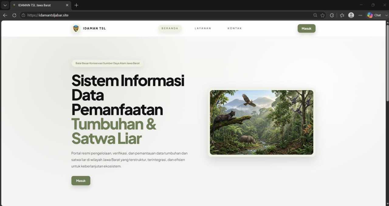 Sistem Idaman Tsl Jawa Barat