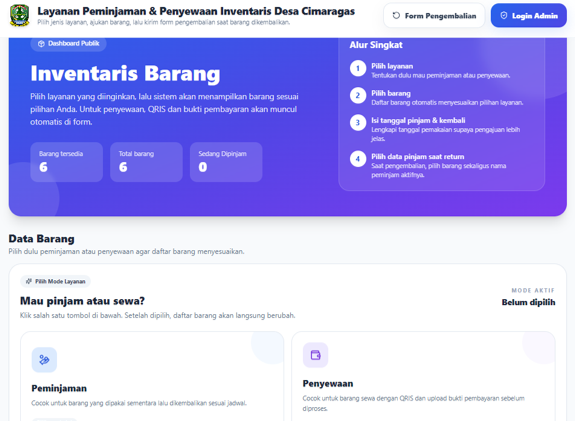 Aplikasi Pengelolaan Fasilitas Publik Berbasiskan Website