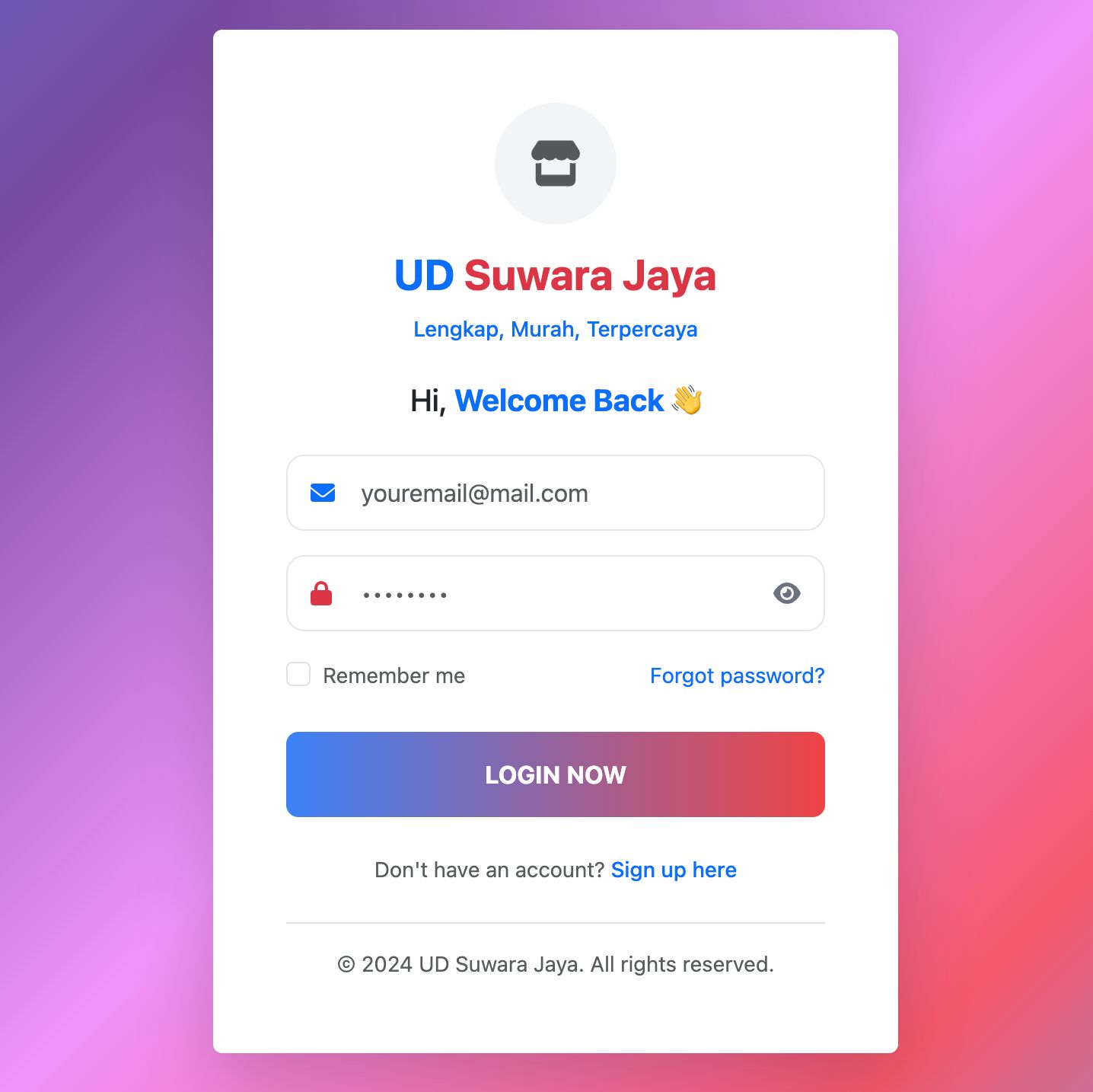Sistem Informasi Pemesanan Ayam Ud Suwara Jaya