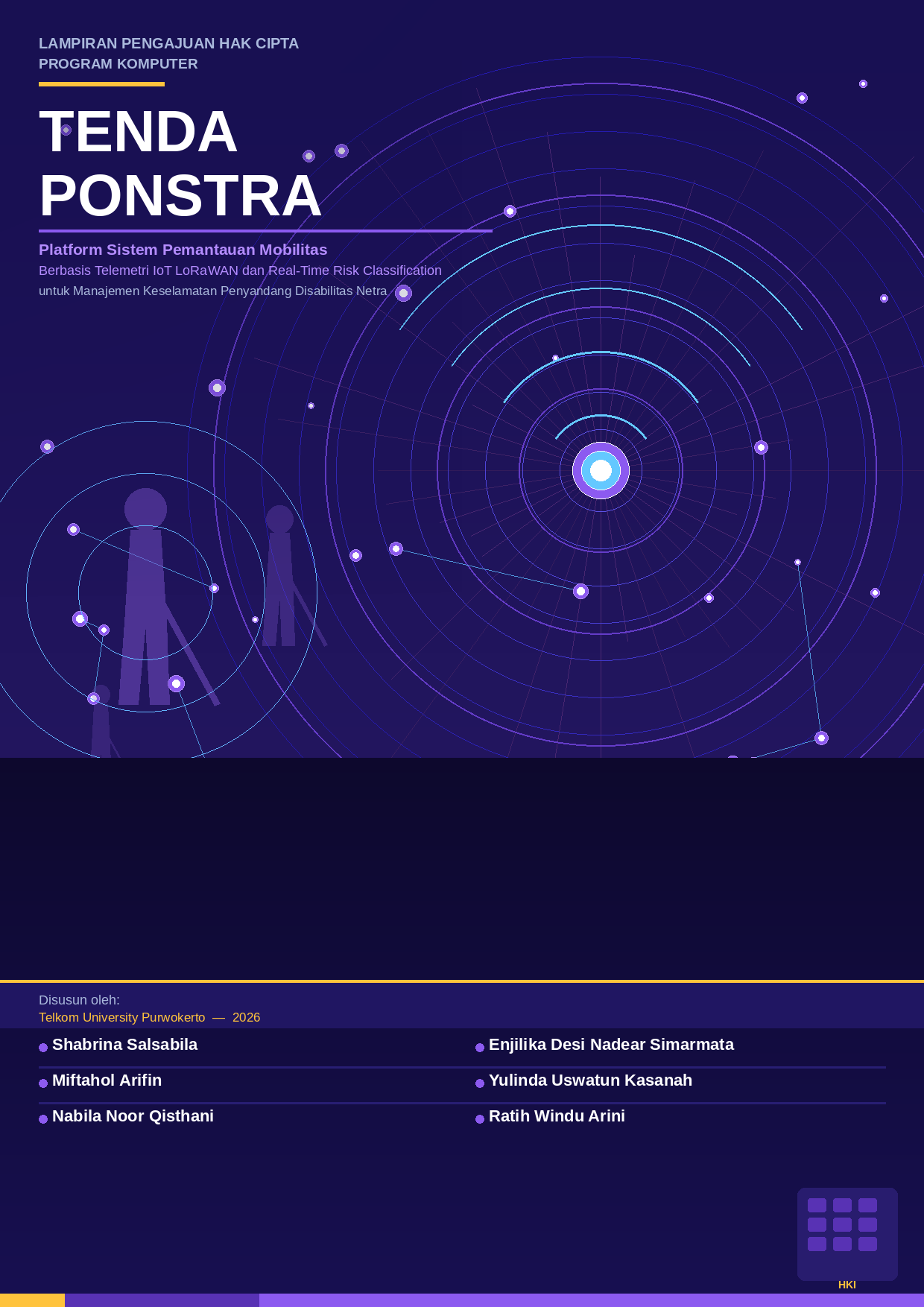 Tendaponstra: Platform Sistem Pemantauan Mobilitas Berbasis Telemetri Iot Lorawan Dan Real-time Risk Classification Untuk Manajemen Keselamatan Penyandang Disabilitas Netra