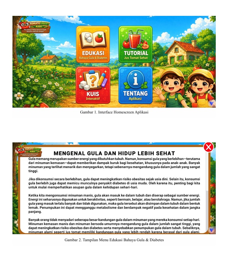 Tomatosmart Kids: Edukasi Multimedia Interaktif Untuk Pencegahan Diabetes Dini Pada Anak Berbasis Pangan Lokal