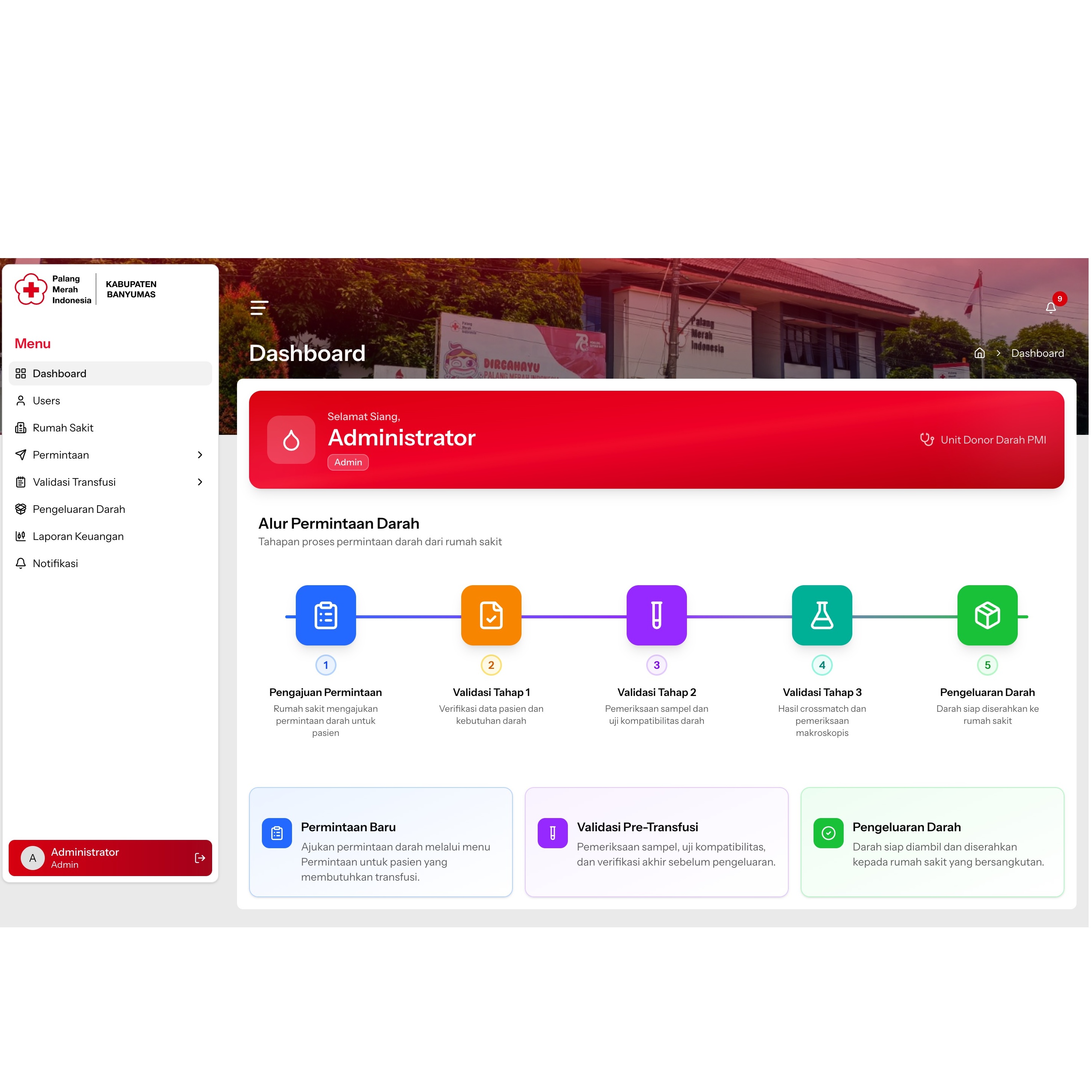 Website Sistem Manajemen Darah Untuk Pmi Kab. Banyumas